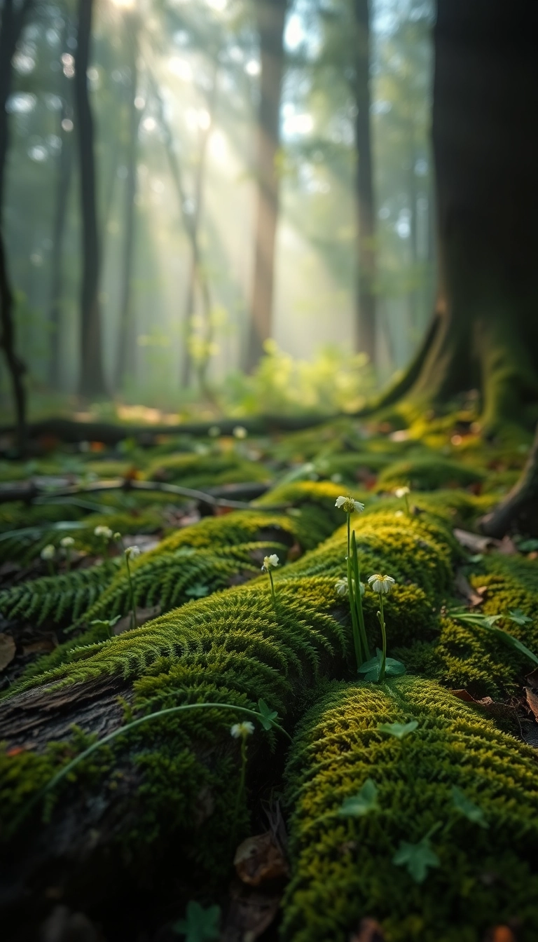 Free Spring Forest Floor iPhone Exquisite Wallpaper